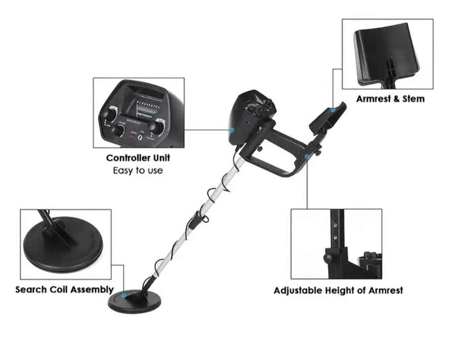 металдедектор , металотърсач  4030 + пинпоинтер + слушалки