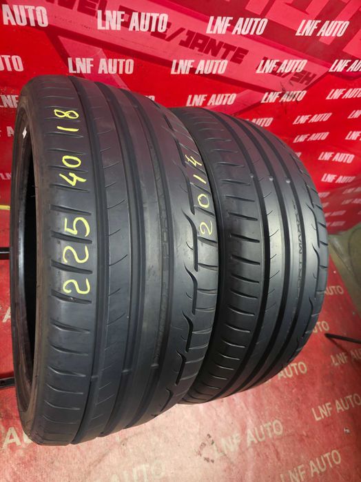 Anvelope de VARA - 225/40/18 - DUNLOP - 6.46 MM - DOT 2014 !