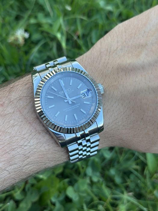 Seiko mods date just