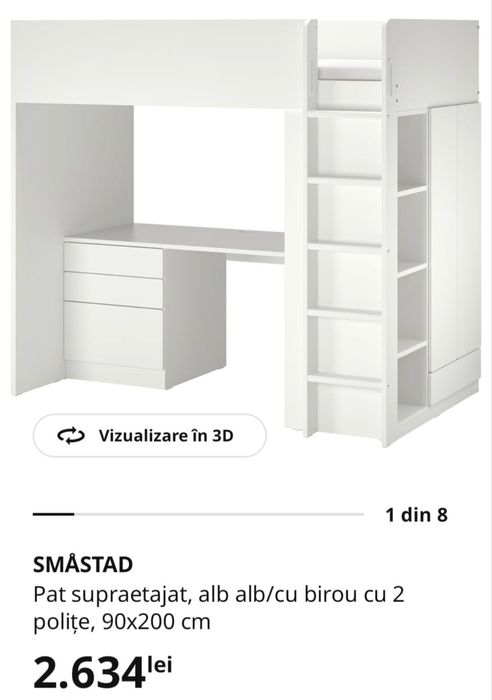 Pat supraetajat cu birou