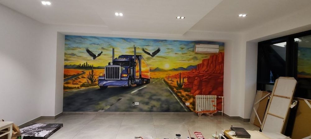 Художник 3D рисунки, граффити, роспись стен