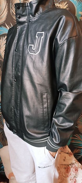 Мужская одежда, кожанный бомбер