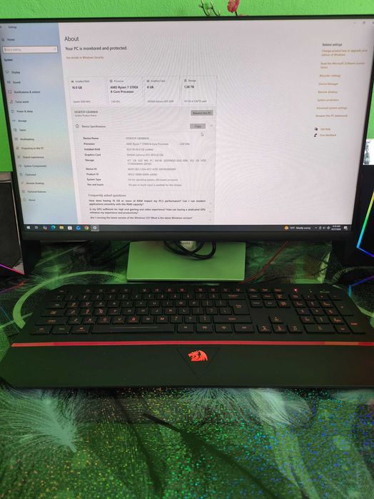 PC Gaming, Editare Ryzen Ryzen 7 3700X / MSI RTX 2070 8GB/SSD WD NVME M.2 512GB NOU+HDD 1 TB/ GTA V