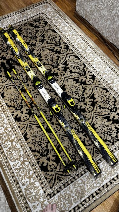 Горные лыжи Rossignol 184см + палки