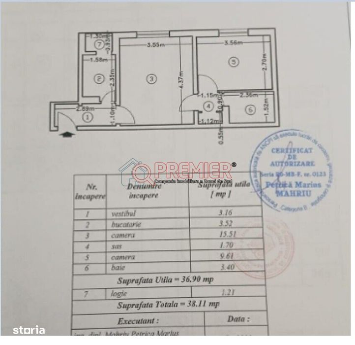 66.000 Euro - 2 camere - Drumul Gazarului - Argeselu - Et.1 - Vedere 3