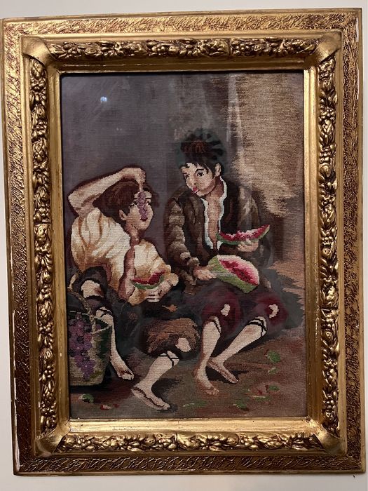 Goblen reproducere dupa tabloul lui Murillo