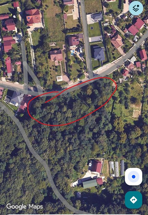 Teren padure intravilan in suprafata de 3500.mp