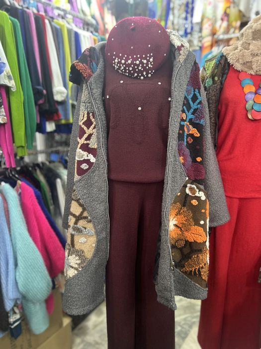 Дамски палта памук и вълна