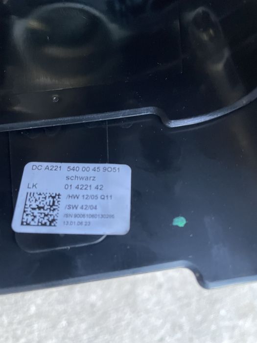 Panglica / spira volan Mercedes w221 facelift selector viteze volan