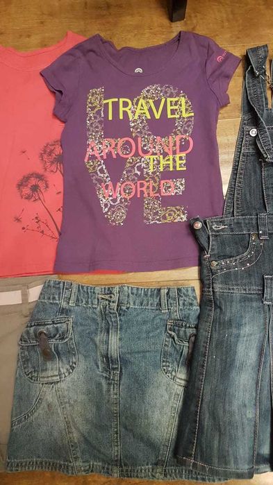 Фирменные вещи для девочки 7 лет рост 128 см