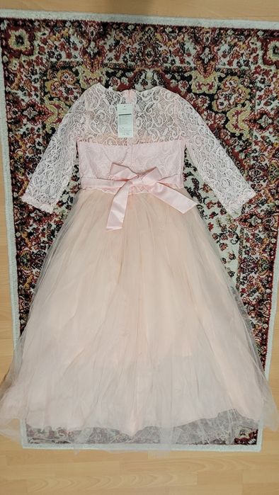 Rochie lunga de ocazie pentru fetite- noua cu eticheta
