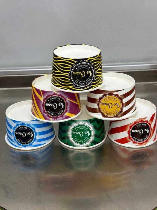 Petronas Muzqaymoq uchun qo'g'oz stakanchiklari/marojniy stakanchik