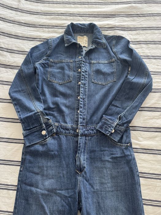 Дамски дънков гащеризон pull&bear