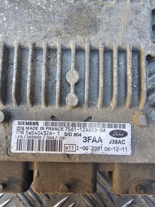 ECU / Calculator Motor Ford Fiesta 1.4 TDCI 2008 7S61-12A650-BA