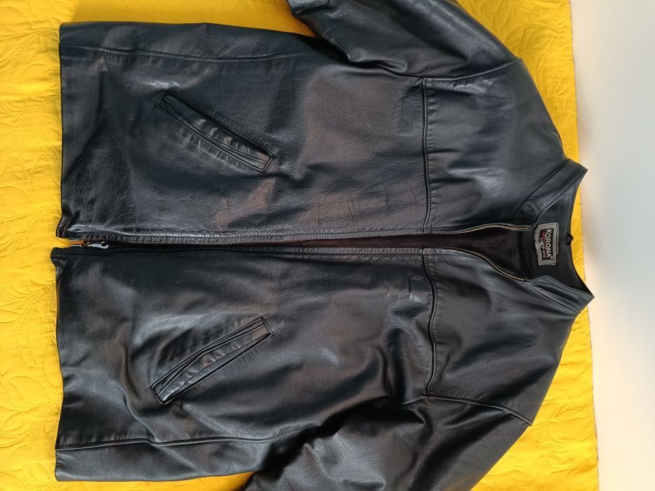 Мъжко яке от естествена кожа!