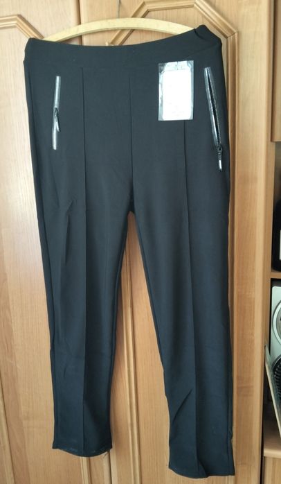 Pantaloni dama din material elastic