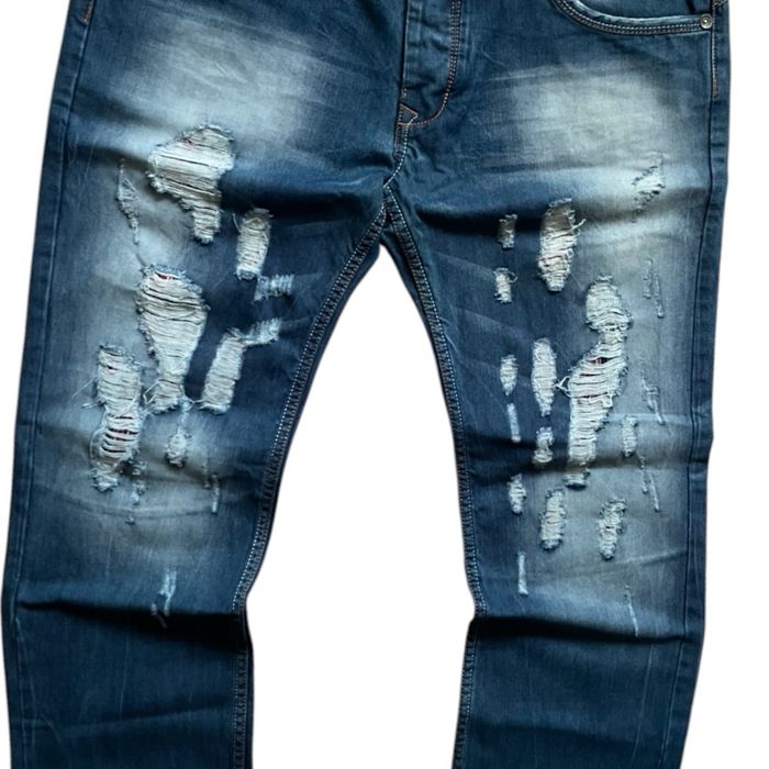 Мъжки скъсани дънки distressed ripped jeans