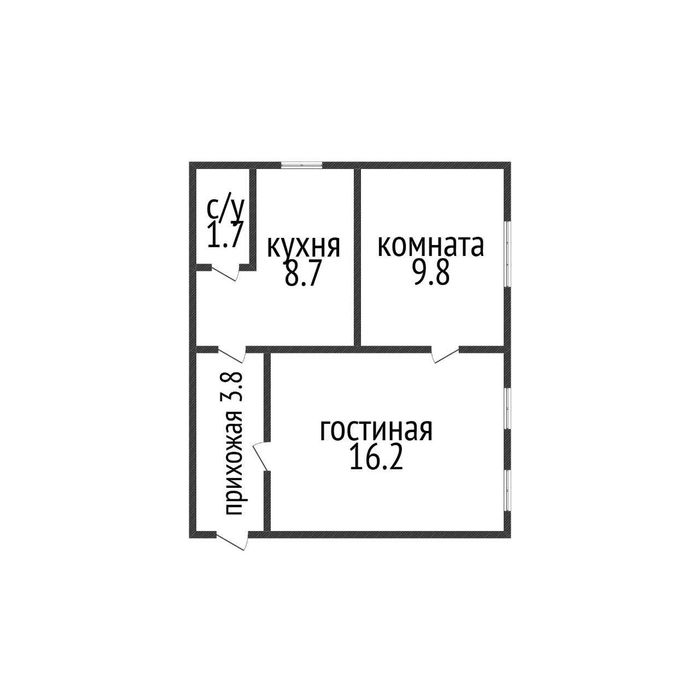 Продам 2-х ком в Заречном