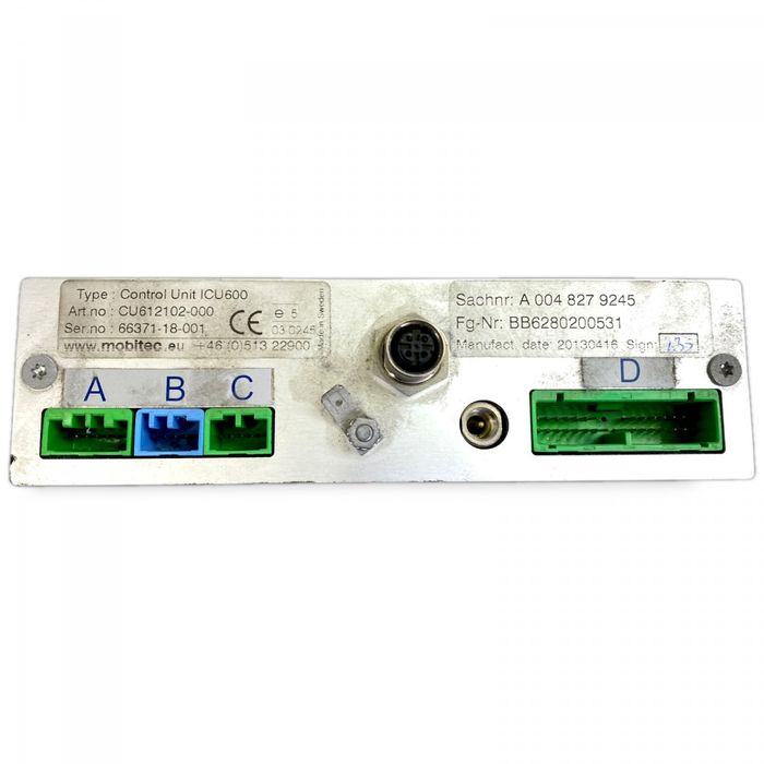 A0048279245 Modul de control, Panoul cu numerele de rută de destinație MOBITEC Bus II (1996-) MERCEDES-BENZ