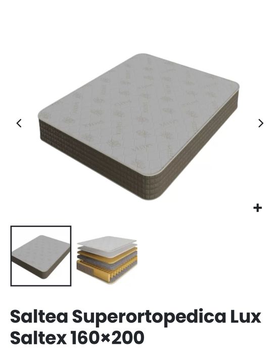 Saltea Superortopedica Lux Saltex 160×200