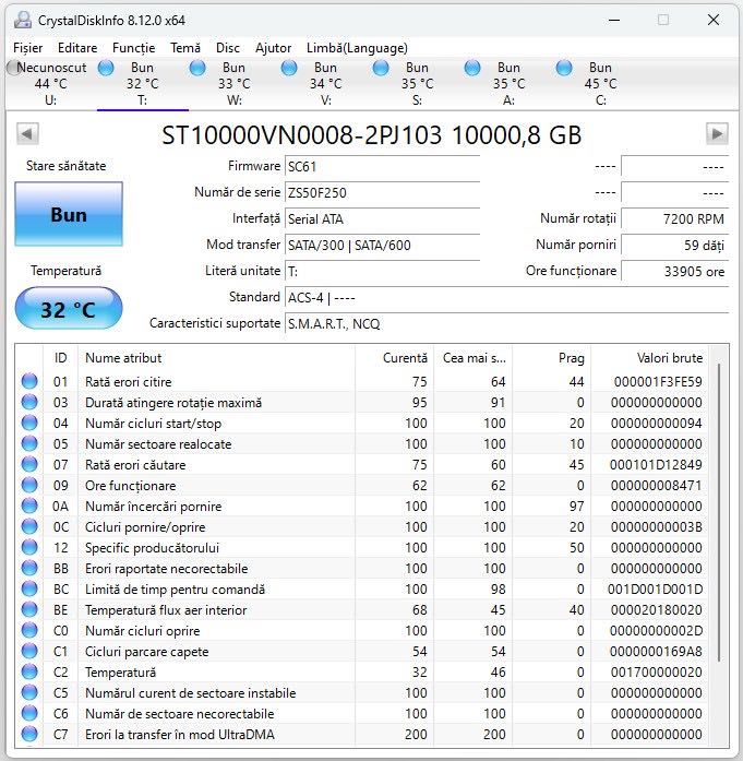 Segate Ironwolf NAS HDD de 3.5" - 10TB