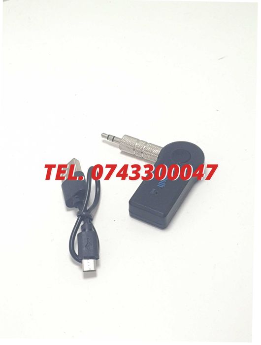 Mini Bluetooth Receiver Auto Pentru Audio, Jack 3.5 Mm adaptor masina