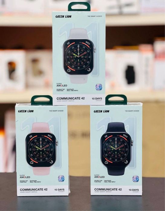 Green lion smart watch • классик • спортивный • амолед • сим картой