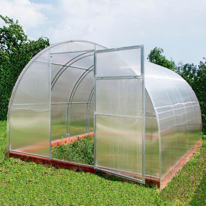 Теплицы из поликарбоната с гарантией на каркас 20 лет, в рассрочку!