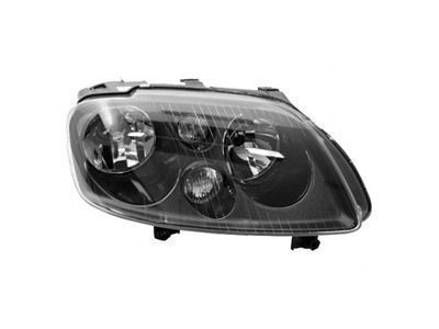 Far VW Touran 05.2004-12.2006 Caddy 3/Life (2K) 03.2004-06.2010 TYC partea Dreapta tip bec H7+H7, culoare negru