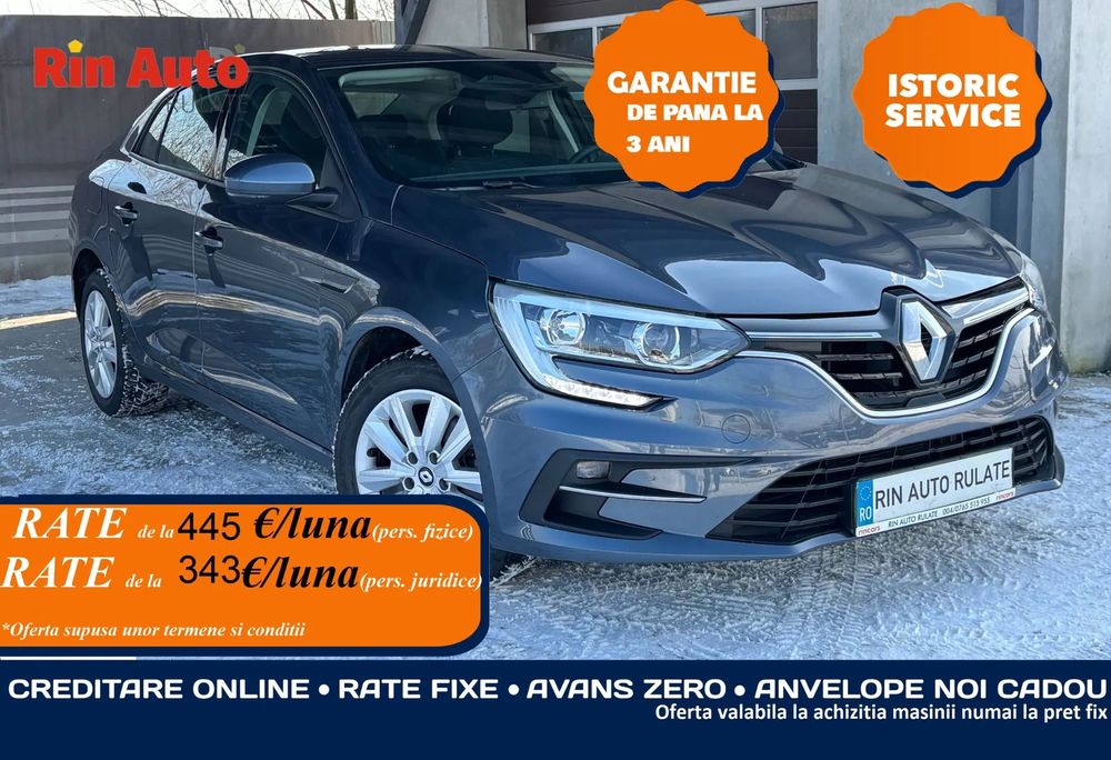 Renault Megane TVA 21% - Posibilitate vanzare si in RATE – Credit sau Leasing