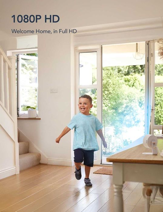 GNCC GC3 Комплект 2 броя вътрешна охранителна камера 1080P, CCTV