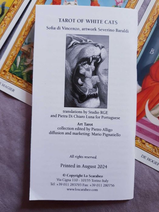 Tarot of white cats - Карти Таро с бели котки
