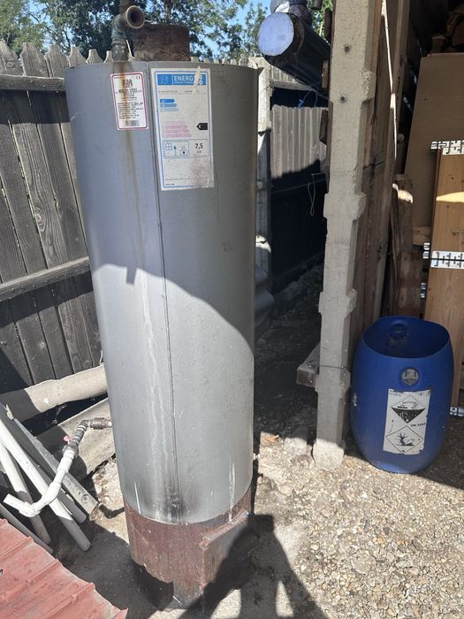 Vand boiler pe lemne + cos inox de 3 metri