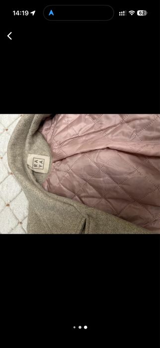 Пальто шерсть классика на стеганном подкладе