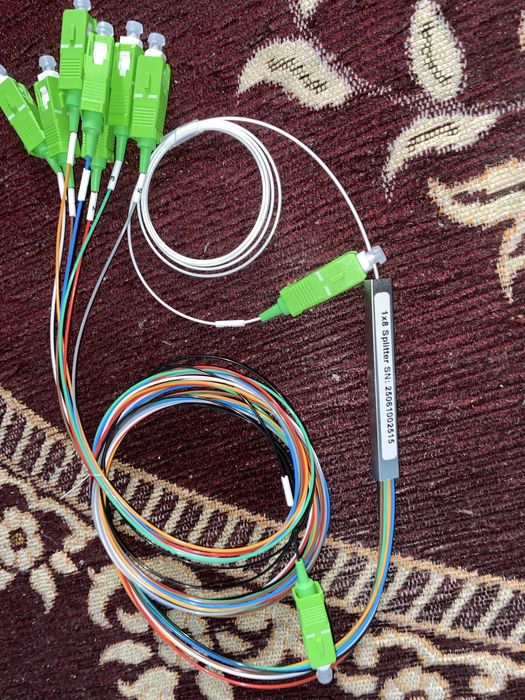 Оптикалық сплиттер 1×8 (Splitter 1x8) сатылады