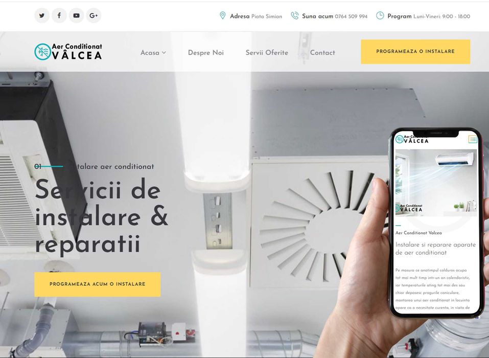 Creare site de prezentare și magazin online pentru afacerea ta