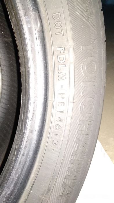 Продам две летние шины yokohama