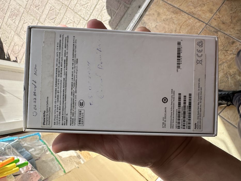 14 pro 128gb kor dok bor aybi yo yomost 90%