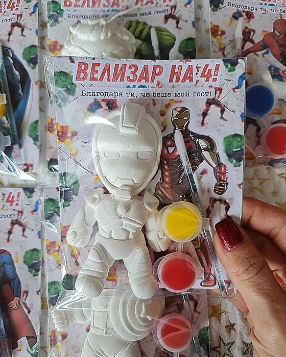 Комплекти за оцветяване с гипсови фигурки - Макси размер