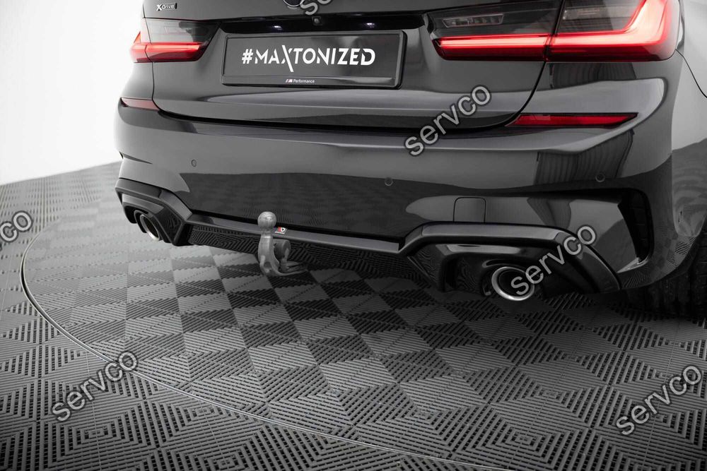 Difuzor bara spate Bmw Seria 3 G20 G21 M-Pack 2018-2022 v22 - Maxton