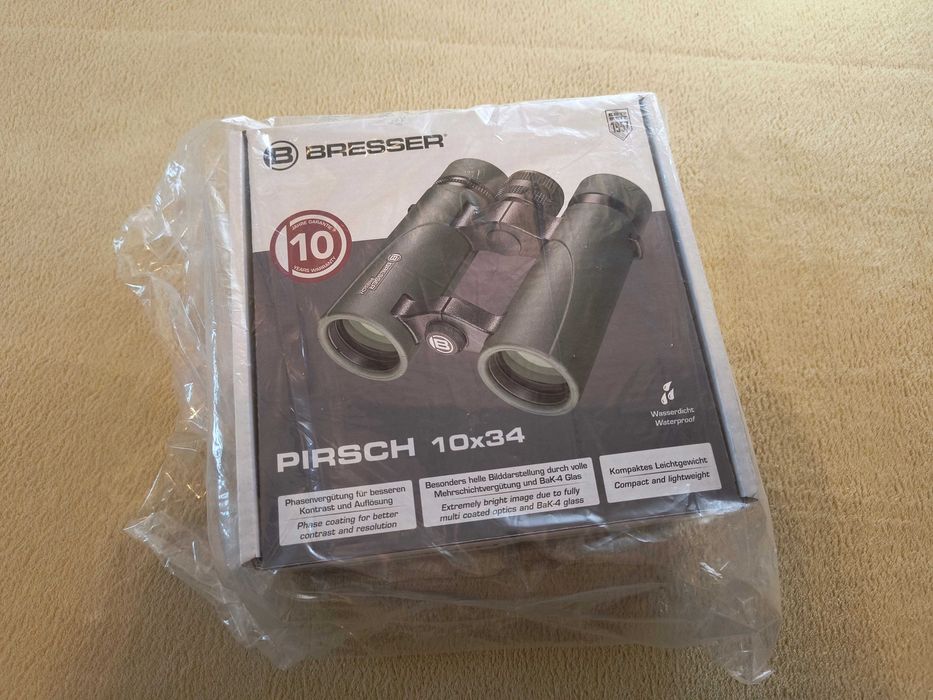 Бинокъл BRESSER Pirsch 10х34 BaK-4 Phase Coating Water/Dust-Res IPX7