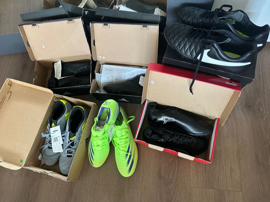 Нови детски и мъжки бутонки Adidas, Nike, Puma
