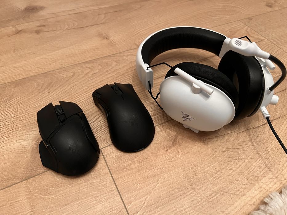 Продават се слушалки и мишки на razer и клавиатура  на cougar