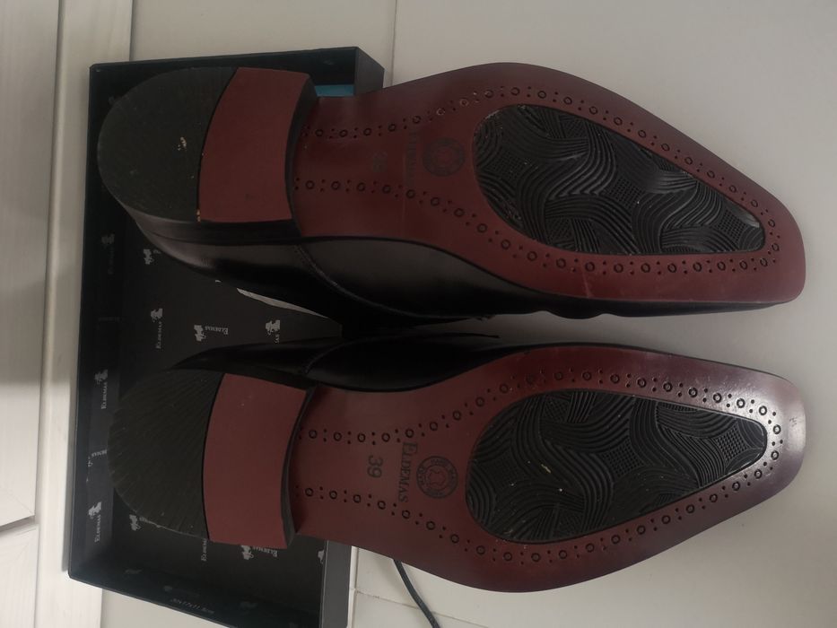 Pantofi negri piele 39