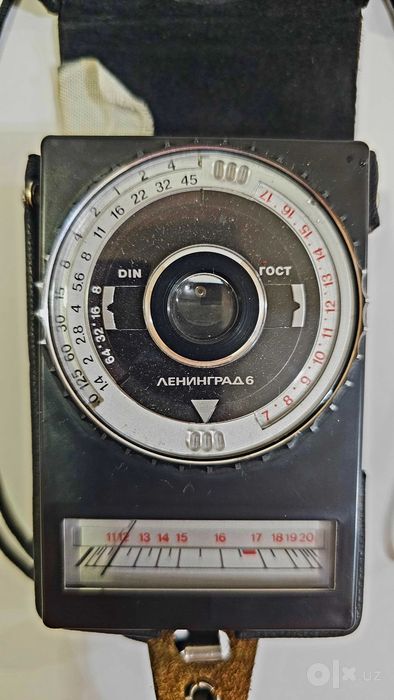 Экспонометр «Ленинград-6», кожанный чехол.