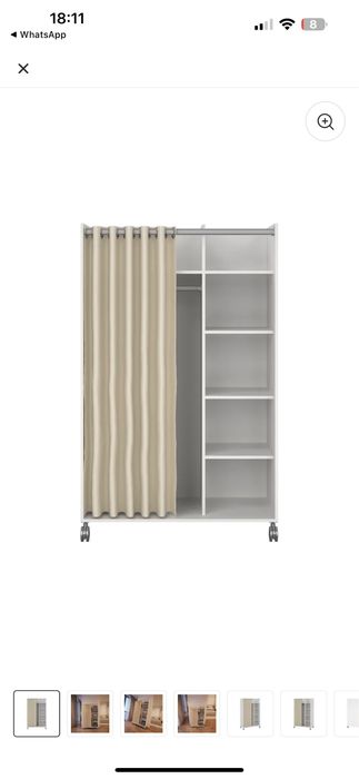 Sifonier dulap pe rotile, nou, nemontat.