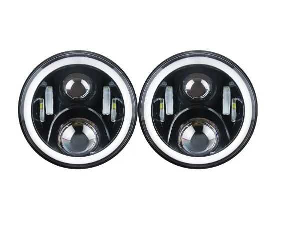 leduri auto fata cu semnalizare pozitie faza lunga si scurta