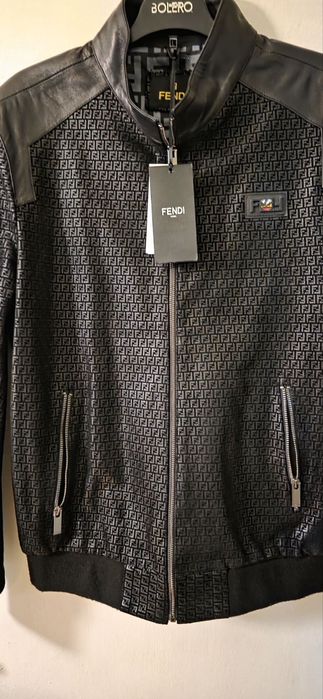 FENDI-Мъжко Кожено Яке.