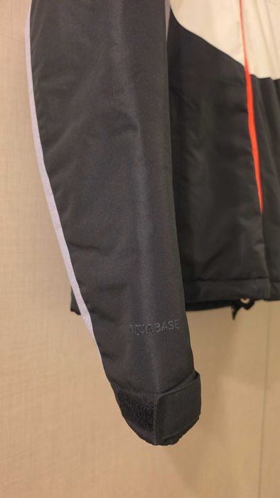 Geaca schi McKINLEY dama XS 34 Aquabase impermeabila snowboard iarna gluga jacheta zapada outdoor trekking negru alb gri