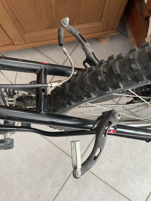 Bicicletă cu dublă suspensie Rockrider rițu de 26